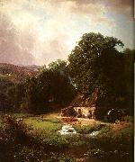 Bierstadt, Albert The Old Mill oil painting artist